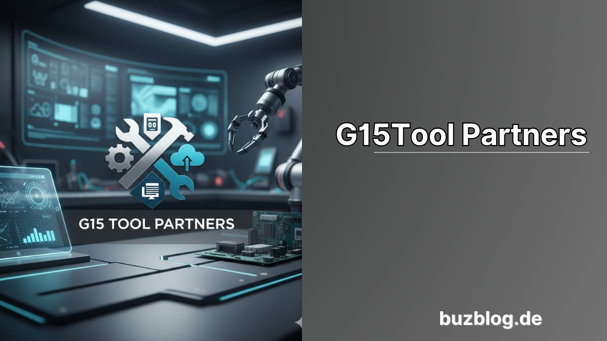 G15Tool Partners Vertrauenswürdige Marken Zusammenarbeit Tipps Vorteile Effiziente Integration